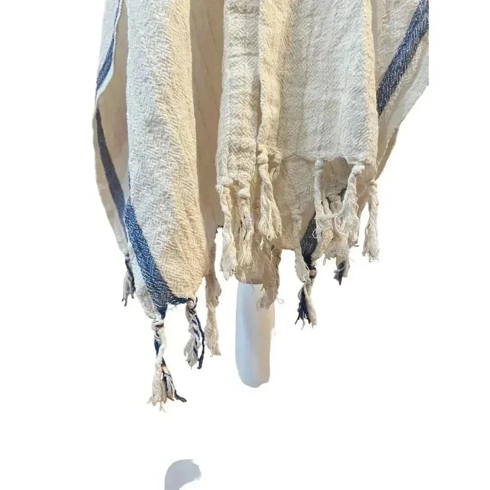 RAY 4 DAYS scarf style the cococabana coverup 100% cotton womens one size - Picture 5 of 10